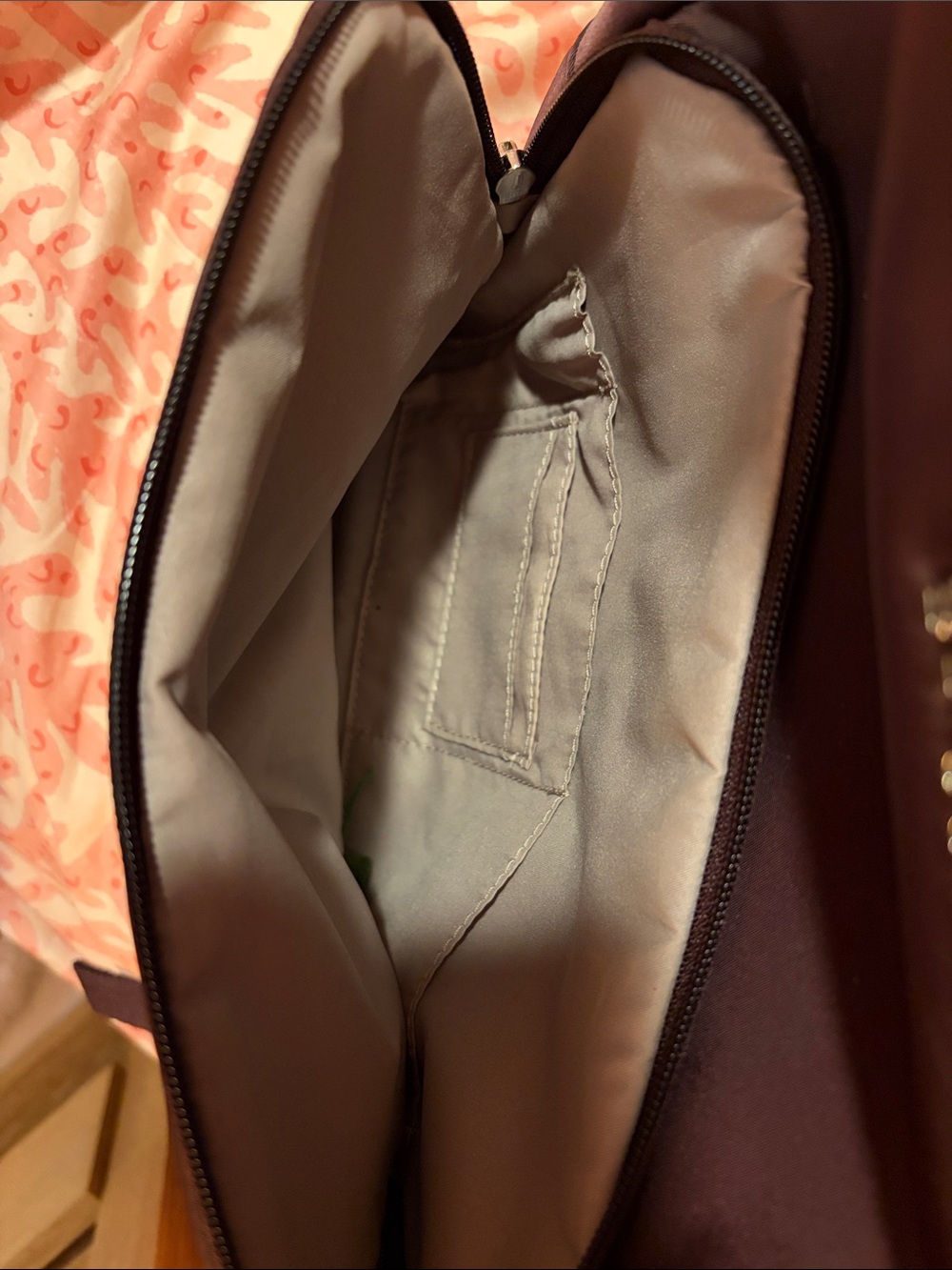 Briggs & Riley Men's Deep Wine Backpack - Picture 2 of 5